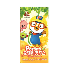 Nước ép trái cây Pororo vị Cam 190ml