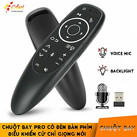 Hình ảnh Chuột Bay g10s có đèn bàn phím điều khiển tìm kiếm giọng nói Air Mouse Remote Voice Pro tìm kiếm nội dung bằng giọng nói và cử chỉ tay người dùng - Hàng Nhập Khẩu