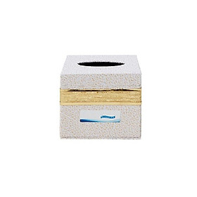 Mua Hộp đựng giấy ăn  khăn giấy hình vuông cho bàn ăn golden (Màu ngẫu nhiên)