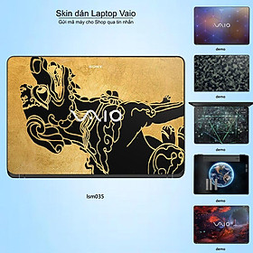 Mua Skin dán Laptop Sony Vaio in hình Nghê Việt Nam - lsm035 (inbox mã máy cho Shop)
