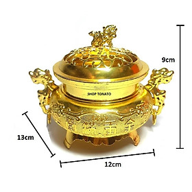 Mua LƯ XÔNG TRẦM ĐỈNH LƯ SLXL TẶNG 3 NỤ TRẦM