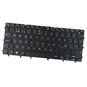 Black Keyboard Backlit - Spanish SP For XPS 13 9343 9350