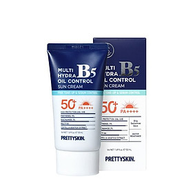 Kem chống nắng nâng tông, kiểm soát dầu nhờn Pretty Skin Multi Hydra B5 Oil Control Sun Cream 50ml