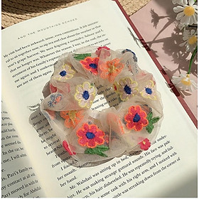 Dây cột tóc scrunchies dễ thương