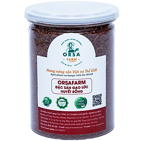 Gạo Lức Huyết Rồng OrSaFarm – Gạo Đỏ Red Rice 500gram, 800gram, 4kg, 4.5kg, 5kg, 10kg, 50kgs