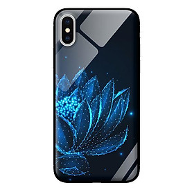 Ốp kính cường lực cho iPhone XS MAX Sen Đêm - Hàng chính hãng
