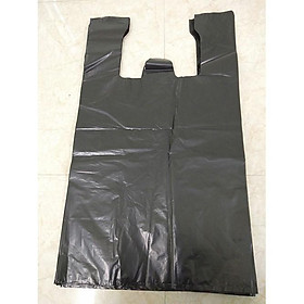 Mua Túi nilon đen đựng rác  đóng hàng có quai loại đựng 5kg  10kg  15kg  20kg