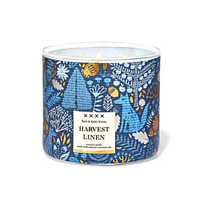 Mua (BBW 3 bấc Autumn) Nến thơm Bath and Body Works 3-wick candles 411g hàng Mỹ - Vỏ mùa thu và Giáng sinh 2021