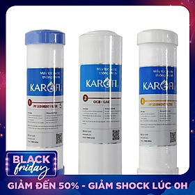 Combo 3 lõi lọc nước Karofi 1,2,3 chính hãng