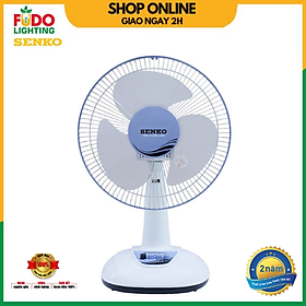 Mua Combo thùng 2 cái Quạt điện Senko để bàn tiện lợi cao cấp B1216 màu ngẫu nhiên - Hàng Chính Hãng