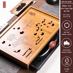 Mua Khay Trà Tre Cao Cấp Chữ Nhật Lớn Kích Thước 52*32*5 KT 38