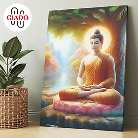 Mua Tranh ảnh thờ treo tường hoặc tranh để bàn mẫu Phật Thích Ca áo vải tu hành