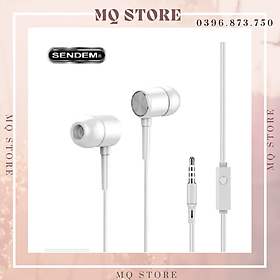 Mua Tai nghe nhét tai Sendem V11 có Mic jack 3.5 cho tất cả các dòng điện thoại( hàng chính hãng)