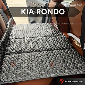 Đệm Nằm ô tô KIA RONDO - Thiết kế 4 Khay Dọc Trợ Lực - Đệm không bơm như đệm hơi ô tô
