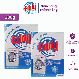 Bột tẩy lồng máy giặt EDDY 300g loại bỏ cặn bẩn khử mùi hôi, tăng độ bền máy giặt