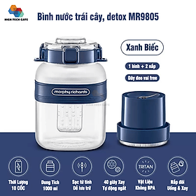 Mua Máy xay sinh tố cầm tay  detox  không dây morphy richards MR9805 có ống hút  mini gọn nhẹ  dung tích lớn 1000ml  hàng chính hãng