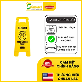 Mua Biển Báo Đóng Cửa RUBBERMAID (Chính Hãng) - SKU: FG611278YEL | SAOVIETCO