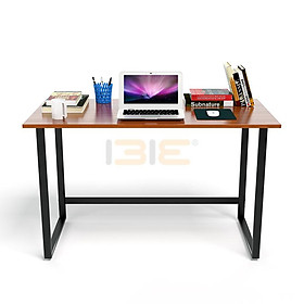 Bàn IBIE Rec-F Chân Đen - Màu Cánh Gián