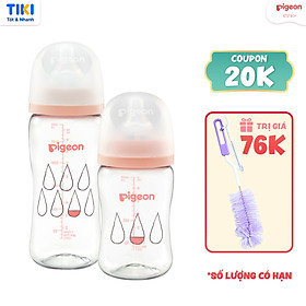 Bình Sữa Softouch T-Ester Plus Thế Hệ III - Giọt sương 200 ml/300ml