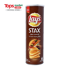 Snack Lay s Stax Khoai Tây Miếng Vị Sườn Nướng 160G