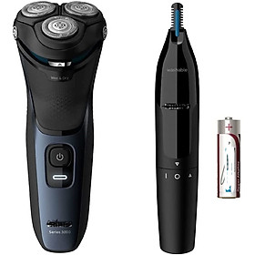 Máy cạo râu và máy cắt lông mũi Philips S3134/57