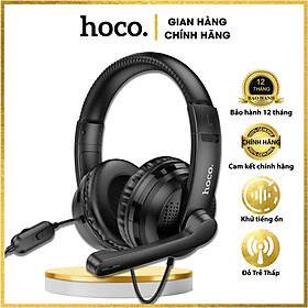 Mua Tai nghe Bluetooth chụp đầu HOCO W103 có mic game thủ kèm jack cắm 3.5mm rẻ tốt bền đẹp dùng cho điện thoại PC máy tính ngầu - Hàng chính hãng