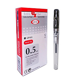 Bút mực gel đầu bi 0.5mm STACOM/GP103 mực xanh/đỏ/đen