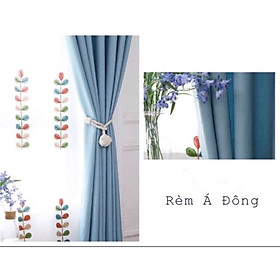 Mua Rèm vải trang trí  cản nắng 75% - Xanh Trời