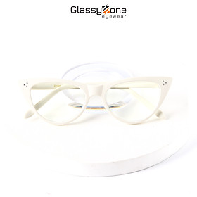 Gọng kính cận, Mắt kính giả cận nhựa Form mắt mèo thời trang Nữ Dinah - GlassyZone