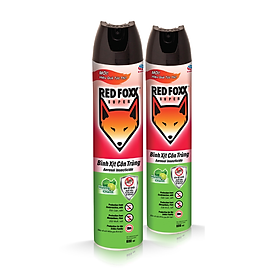 Combo 2 Xịt côn trùng Red Foxx Power Hương Chanh 600ml