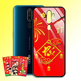 Ốp Lưng Kính Cường Lực cho điện thoại Oppo A9 2020 - 0383 7972 PHUC04 - Tặng kèm bao lì xì Chúc Mừng Năm Mới - Hàng Chính Hãng
