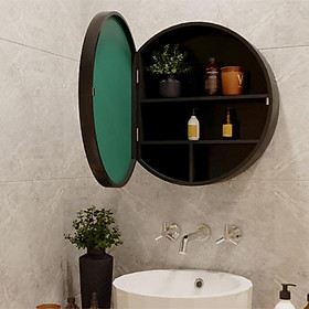 Tủ gương treo tường phòng tắm màu đen