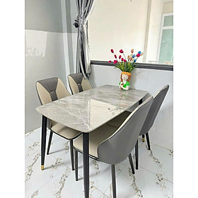 Mua Bộ bàn ăn mặt đá nhập khẩu sang trọng  hiện đại CTL04 Juno Sofa nhiều lựa chọn