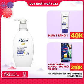 Sữa Tẩy Trang Dove Tinh Chất - Serum Làm Sạch Lớp Trang Điểm Lâu Trôi 195ml