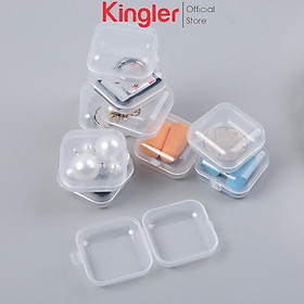 Mua 3 Hộp Nhựa Mini Trong Suốt  Đựng Đồ Dùng Cá Nhân  Đựng Các Vật Mini  Để Đồ Nhỏ Tiện Dụng Trong Gia Đình. Kingler 5030
