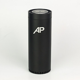 MÁY LỌC KHÔNG KHÍ AP AirPurifier mini model NT-2059, máy lọc không khí sử dụng trong xe ô tô, lõi lọc HEPA sử dụng trong không gian nhỏ lọc sạch bụi mịn PM2.5 (Màu đen) - Hàng nhập khẩu