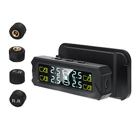 Car Solar Tire Pressure Monitoring System  Real Time