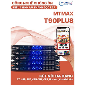 Vang Cơ Lai Số MTMAX T90PRO Giá Tốt - Hàng Cao Cấp Giá Rẻ, Cổng Quang, Bluetooth, Điều Chỉnh Echo, Reverb, EQ, Chống Hú FBX Cực Tốt, Bảo Hành 12 Tháng hàng chính hãng