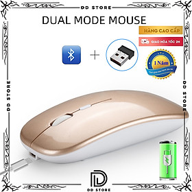 Mua Chuột không dây Bluetooth KBM 108-M90 kết nối bluetooth lên đến 10m chất liệu ABS cao cấp  Pin sạc tiện lợi - Hàng chính hãng