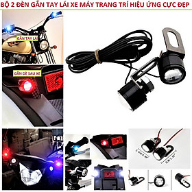 Combo 2 Đèn Trang Trí Xe Máy Gắn Chân Gương – LED Cực Sáng, Mẫu Mới Cực Đẹp