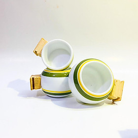 Cóng chào mào chất liệu gốm sứ cao cấp họa tiết siêu đẹp  - Combo 3 cóng sứ chào mào, họa mi, chích chòe