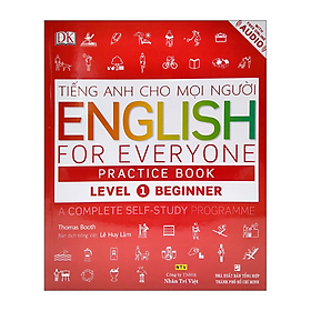 Hình ảnh Tiếng Anh Cho Mọi Người - English For Everyone Practice Book Level 1 Beginner