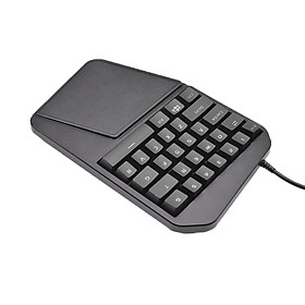 USB Wired RGB Gaming Keyboard 29 Keys Professional Single Hand Keypad