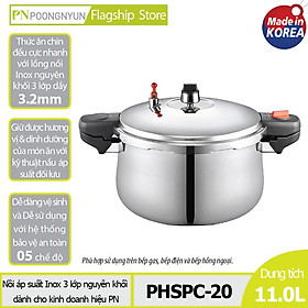 Nồi áp suất Inox IH PoongNyun PoongNyun PHSPC-20 - Hàng chính hãng