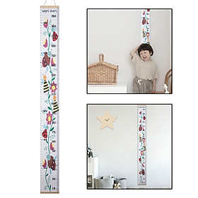 Baby Growth Chart Measurement Scale Kids Height Measuring Ruler for Playroom