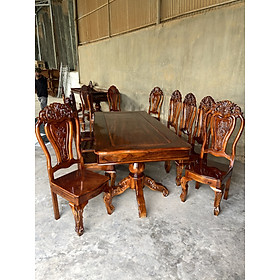 Mua BỘ BÀN ĂN TRÀM BÔNG VÀNG  BỘ BÀN ĂN VUÔNG GỖ 8 GHẾ VÀ 6 GHẾ