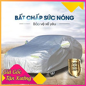 Bạt Phủ Xe Tráng Nhôm Cách Nhiệt Cao Cấp Xe Oto Từ 4- 7 chỗ