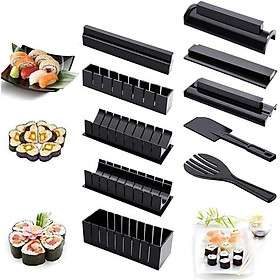 Bộ dụng cụ cuốn và tạo hình sushi 10 món siêu tiện lợi - Hàng chính hãng