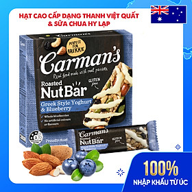 Thanh Hạt Carman s Nut Bar Greek Style Yoghurt, Blueberry - Sữa Chua Hy Lạp