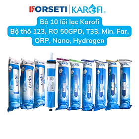 Mua Bộ 10 lõi lọc nước Karofi hàng chính hãng dùng cho máy lọc nước Karofi Livotec LRC110-H